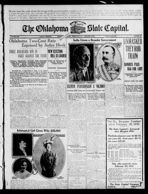 The Oklahoma State Capital. (Guthrie, Okla.), Vol. 21, No. 244, Ed. 1 Sunday, February 6, 1910