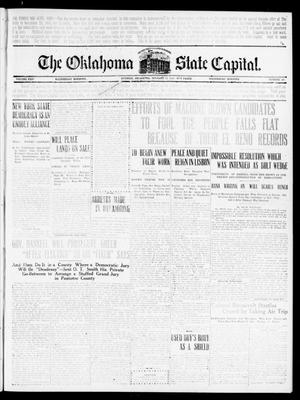 The Oklahoma State Capital. (Guthrie, Okla.), Vol. 22, No. 147, Ed. 1 Wednesday, October 12, 1910