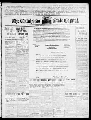 The Oklahoma State Capital. (Guthrie, Okla.), Vol. 22, No. 170, Ed. 1 Sunday, November 6, 1910