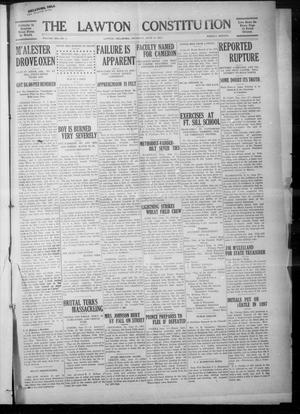 Primary view of object titled 'The Lawton Constitution (Lawton, Okla.), Vol. 12, No. 44, Ed. 1 Thursday, June 18, 1914'.