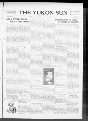 Primary view of The Yukon Sun (Yukon, Okla.), Vol. 22, No. 31, Ed. 1 Friday, July 10, 1914