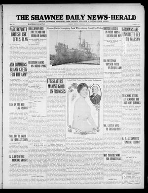 The Shawnee Daily News-Herald (Shawnee, Okla.), Vol. 20, No. 125, Ed. 1 Monday, February 8, 1915