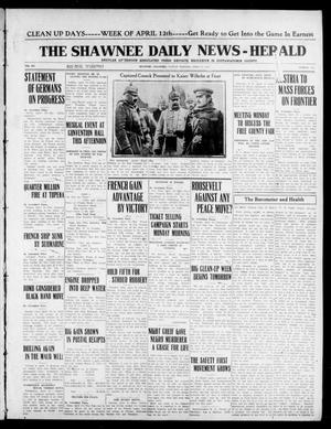 Primary view of object titled 'The Shawnee Daily News-Herald (Shawnee, Okla.), Vol. 20, No. 181, Ed. 1 Sunday, April 11, 1915'.