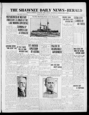 The Shawnee Daily News-Herald (Shawnee, Okla.), Vol. 20, No. 214, Ed. 1 Wednesday, May 19, 1915