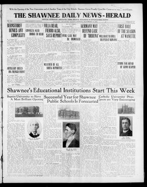 The Shawnee Daily News-Herald (Shawnee, Okla.), Vol. 21, No. 98, Ed. 1 Sunday, September 12, 1915