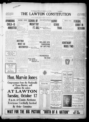 The Lawton Constitution (Lawton, Okla.), Vol. 16, No. 61, Ed. 1 Monday, October 16, 1916