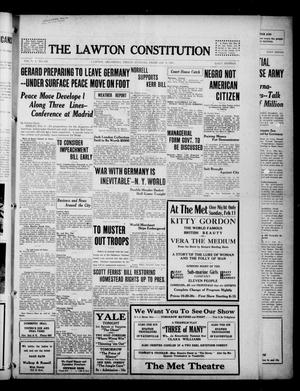 The Lawton Constitution (Lawton, Okla.), Vol. 16, No. 158, Ed. 1 Friday, February 9, 1917