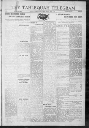 The Tahlequah Telegram (Tahlequah, Okla.), Vol. 4, No. 34, Ed. 2 Thursday, March 29, 1917