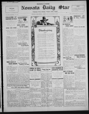 Nowata Daily Star (Nowata, Okla.), Vol. 16, No. 221, Ed. 1 Wednesday, November 25, 1925