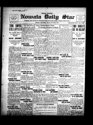 Nowata Daily Star (Nowata, Okla.), Vol. 12, No. 41, Ed. 1 Friday, November 3, 1922