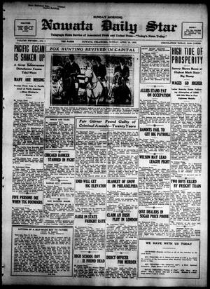 Nowata Daily Star (Nowata, Okla.), Vol. 15, No. 1, Ed. 1 Sunday, April 15, 1923