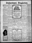 Newspaper: Delaware Register. (Delaware, Okla.), Vol. 3, No. 14, Ed. 1 Thursday,…