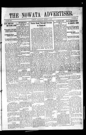 The Nowata Advertiser. (Nowata, Okla.), Vol. 13, No. 43, Ed. 1 Friday, January 10, 1908
