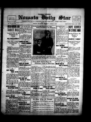 Nowata Daily Star (Nowata, Okla.), Vol. 11, No. 283, Ed. 1 Thursday, August 17, 1922