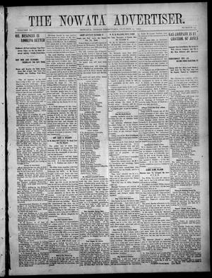 Primary view of object titled 'The Nowata Advertiser. (Nowata, Indian Terr.), Vol. 11, No. 29, Ed. 1 Friday, October 13, 1905'.