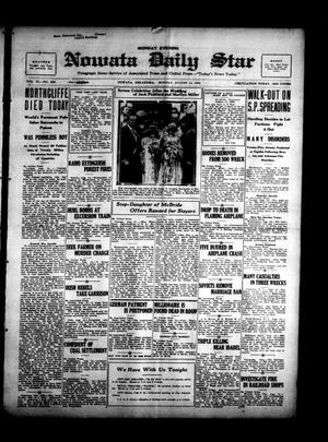 Nowata Daily Star (Nowata, Okla.), Vol. 11, No. 280, Ed. 1 Monday, August 14, 1922