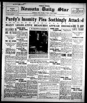 Nowata Daily Star (Nowata, Okla.), Vol. 16, No. 324, Ed. 1 Tuesday, April 14, 1925