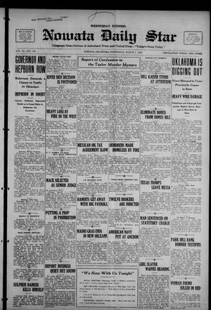Nowata Daily Star (Nowata, Okla.), Vol. 11, No. 140, Ed. 1 Wednesday, March 1, 1922