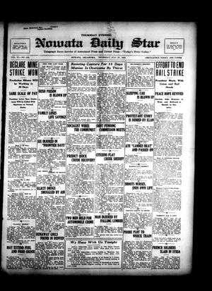 Nowata Daily Star (Nowata, Okla.), Vol. 11, No. 265, Ed. 1 Thursday, July 27, 1922