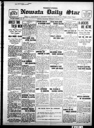 Nowata Daily Star (Nowata, Okla.), Vol. 15, No. 125, Ed. 1 Thursday, August 16, 1923