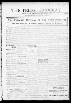 The Press-Democrat. (Hennessey, Okla.), Vol. 16, No. 1, Ed. 1 Friday, September 27, 1907