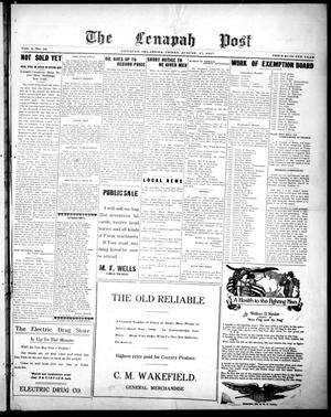 The Lenapah Post (Lenapah, Okla.), Vol. 6, No. 26, Ed. 1 Friday, August 17, 1917