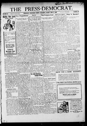 The Press-Democrat. (Hennessey, Okla.), Vol. 16, No. 40, Ed. 1 Friday, June 26, 1908