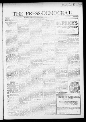 The Press-Democrat. (Hennessey, Okla.), Vol. 17, No. 23, Ed. 1 Friday, February 26, 1909