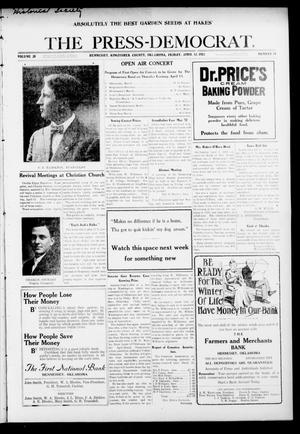The Press-Democrat. (Hennessey, Okla.), Vol. 20, No. 34, Ed. 1 Friday, April 12, 1912