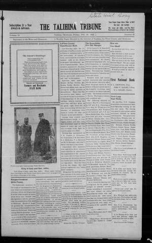 Primary view of object titled 'The Talihina Tribune (Talihina, Okla.), Vol. 13, No. 45, Ed. 1 Friday, February 18, 1916'.