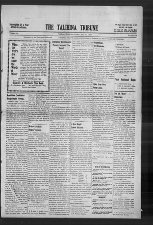 Primary view of object titled 'The Talihina Tribune (Talihina, Okla.), Vol. 14, No. 14, Ed. 1 Friday, July 14, 1916'.