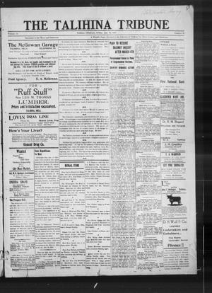 The Talihina Tribune (Talihina, Okla.), Vol. 14, No. 40, Ed. 1 Friday, January 12, 1917