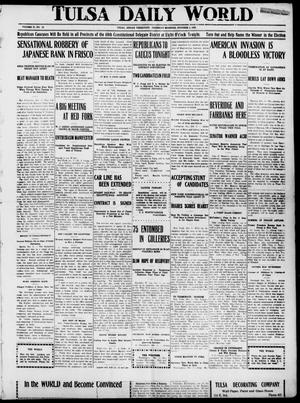 Tulsa Daily World (Tulsa, Indian Terr.), Vol. 2, No. 18, Ed. 1 Thursday, October 4, 1906