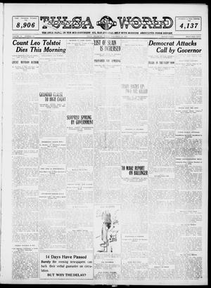 Tulsa Daily World (Tulsa, Okla.), Vol. 6, No. 53, Ed. 1 Sunday, November 20, 1910