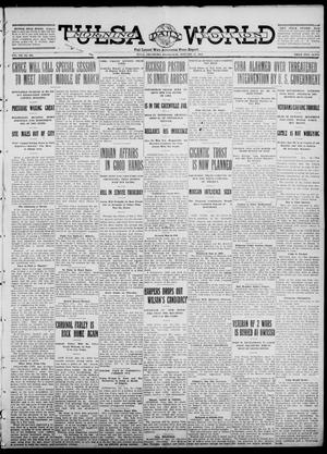 Tulsa Daily World (Tulsa, Okla.), Vol. 7, No. 104, Ed. 1 Wednesday, January 17, 1912