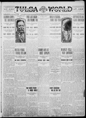 Primary view of object titled 'Tulsa Daily World (Tulsa, Okla.), Vol. 7, No. 143, Ed. 1 Saturday, March 2, 1912'.