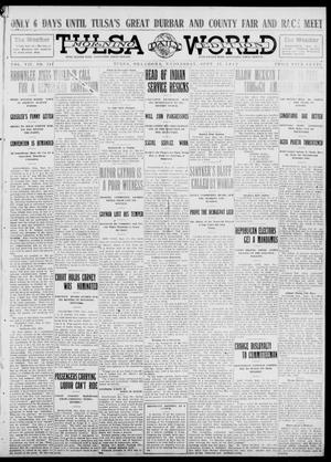 Tulsa Daily World (Tulsa, Okla.), Vol. 7, No. 311, Ed. 1 Wednesday, September 11, 1912