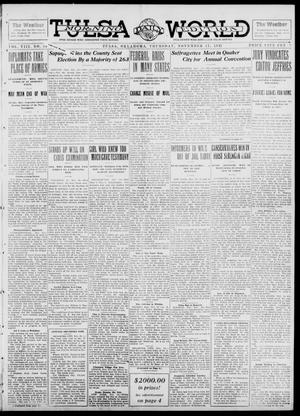 Primary view of object titled 'Tulsa Daily World (Tulsa, Okla.), Vol. 8, No. 59, Ed. 1 Thursday, November 21, 1912'.