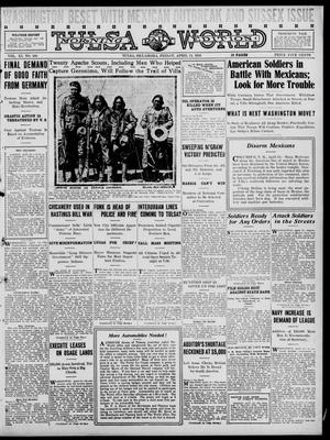 Tulsa Daily World (Tulsa, Okla.), Vol. 11, No. 180, Ed. 1 Friday, April 14, 1916