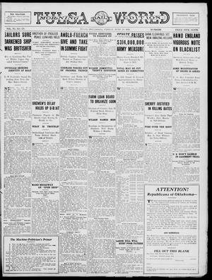 Primary view of object titled 'Tulsa Daily World (Tulsa, Okla.), Vol. 11, No. 270, Ed. 1 Friday, July 28, 1916'.