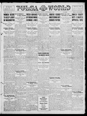Tulsa Daily World (Tulsa, Okla.), Vol. 11, No. 306, Ed. 1 Friday, September 8, 1916