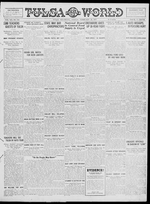Tulsa Daily World (Tulsa, Okla.), Vol. 12, No. 156, Ed. 1 Friday, February 23, 1917