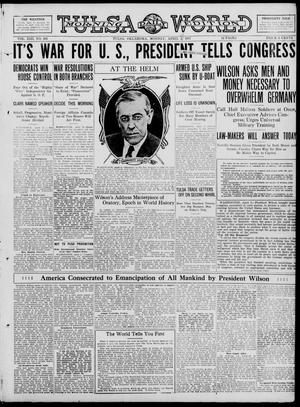 Tulsa Daily World (Tulsa, Okla.), Vol. 12, No. 194, Ed. 1 Tuesday, April 3, 1917