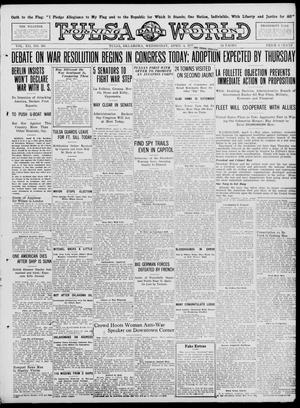 Tulsa Daily World (Tulsa, Okla.), Vol. 12, No. 195, Ed. 1 Wednesday, April 4, 1917