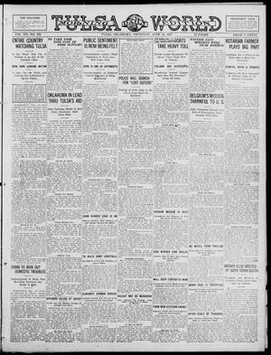 Primary view of object titled 'Tulsa Daily World (Tulsa, Okla.), Vol. 12, No. 272, Ed. 1 Thursday, June 21, 1917'.