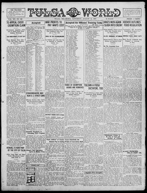 Tulsa Daily World (Tulsa, Okla.), Vol. 12, No. 325, Ed. 1 Saturday, August 11, 1917