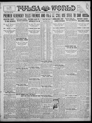 Tulsa Daily World (Tulsa, Okla.), Vol. 12, No. 341, Ed. 1 Monday, August 27, 1917