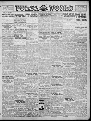 Tulsa Daily World (Tulsa, Okla.), Vol. 12, No. 249, Ed. 1 Monday, September 3, 1917