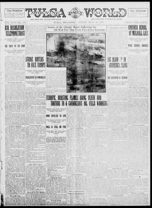 Primary view of object titled 'Tulsa Daily World (Tulsa, Okla.), Vol. 8, No. 268, Ed. 1 Friday, July 25, 1913'.