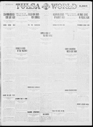Primary view of object titled 'Tulsa Daily World (Tulsa, Okla.), Vol. 9, No. 123, Ed. 1 Saturday, February 7, 1914'.